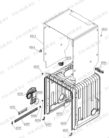 Взрыв-схема посудомоечной машины Asko DBI8557.S (729108, DW40.2) - Схема узла 07