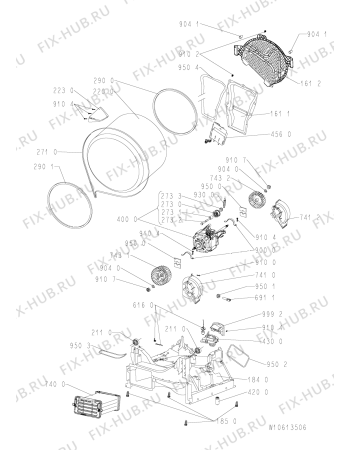 Схема №2 AWC 610 с изображением Микромодуль для стиралки Whirlpool 481010580648