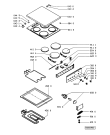 Схема №1 ACF 985/IG с изображением Переключатель для плиты (духовки) Whirlpool 481927328472