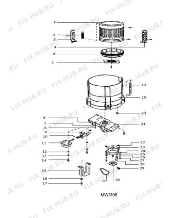 Схема №1 WTV9FCMET (F086186) с изображением Панель для плиты (духовки) Indesit C00309970