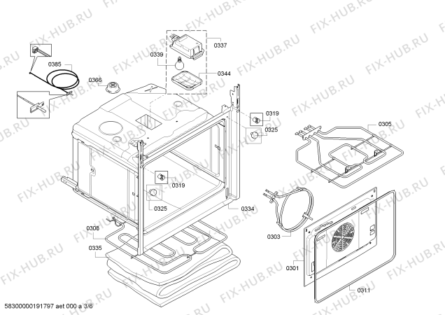 Схема №5 JB33DP50 Junker+ с изображением Ручка управления духовкой для электропечи Bosch 00628933