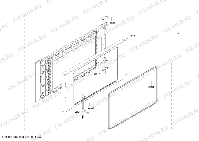 Схема №3 HMT85ML63B с изображением Панель Bosch 00687820