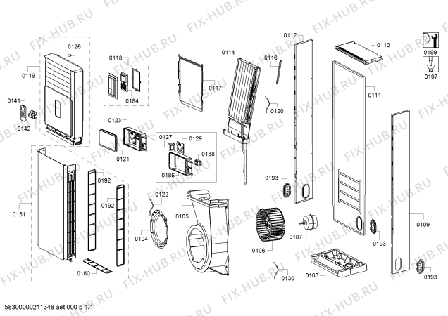 Схема №1 S1ZMI24004 42000 BTU IC UNITE с изображением Сенсор для климатотехники Bosch 10005043