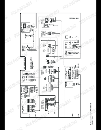 Взрыв-схема стиральной машины Electrolux EW1080F - Схема узла Control 113