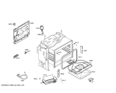 Схема №3 HSG312020F с изображением Кабель для плиты (духовки) Bosch 00498677