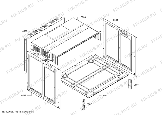 Схема №4 FRTA602 с изображением Панель управления для плиты (духовки) Bosch 00749458