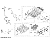 Схема №4 SHE53L02UC с изображением Ремкомплект для электропосудомоечной машины Bosch 00611327