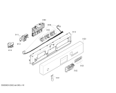 Схема №5 SE44M555SK с изображением Передняя панель для посудомойки Siemens 00665493