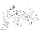 Схема №4 T18ID80NRP с изображением Дверь для холодильной камеры Bosch 00249070