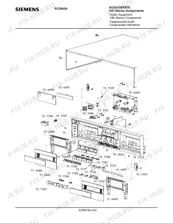 Схема №6 RC250G4 с изображением Инструкция по эксплуатации для аудиотехники Siemens 00530588