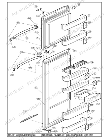 Схема №2 BEKO NDP 9110 HCA (6054487182) с изображением Крышечка для холодильника Beko 4311580585