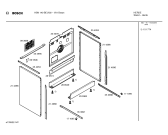Схема №2 HSN140BEU с изображением Корпус духовки для духового шкафа Bosch 00236132