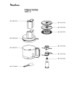 Схема №3 DO626841/700 с изображением Запчасть  для кухонного комбайна Seb MS-0A13423