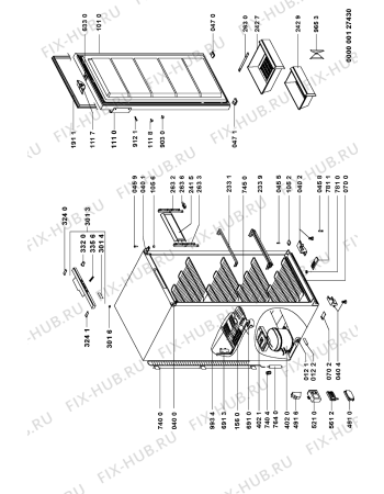 Схема №1 AFG 371/H с изображением Кабель-адаптер для холодильника Whirlpool 481228218764