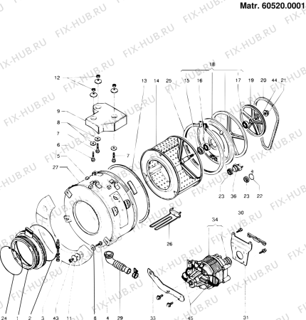 Схема №3 AS1047CTXEX (F014462) с изображением Ручка переключения для стиральной машины Indesit C00050584