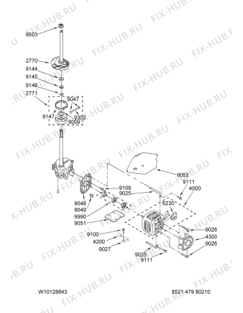 Схема №5 4KNTW5705TQ0 с изображением Обшивка для стиралки Whirlpool 480110100428