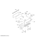 Схема №7 J1ACE2HW0B с изображением Ручка двери для плиты (духовки) Bosch 11024986