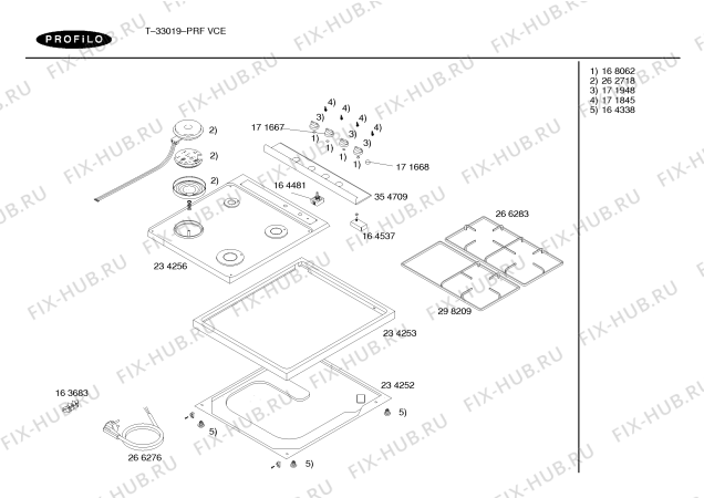 Схема №2 T-33019 с изображением Переключатель для духового шкафа Bosch 00171667