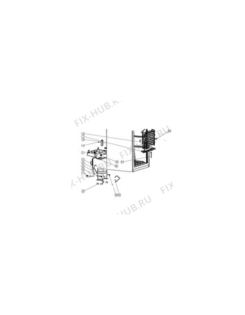 Взрыв-схема холодильника Frigidaire FRFF169W - Схема узла Cooling system 017