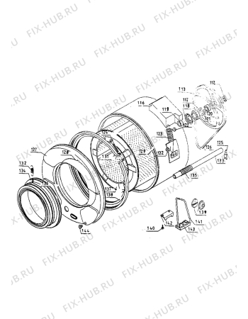 Взрыв-схема стиральной машины Acec ML187 - Схема узла Tub and drum