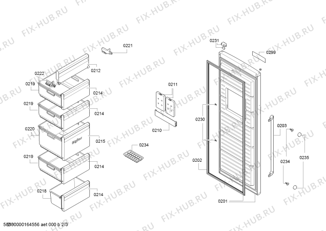 Схема №3 GSV29VW20R с изображением Инструкция по эксплуатации для холодильника Bosch 00734144