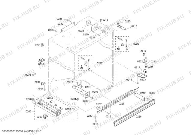 Схема №12 KBUIT4255E с изображением Шайба для посудомойки Bosch 00487809