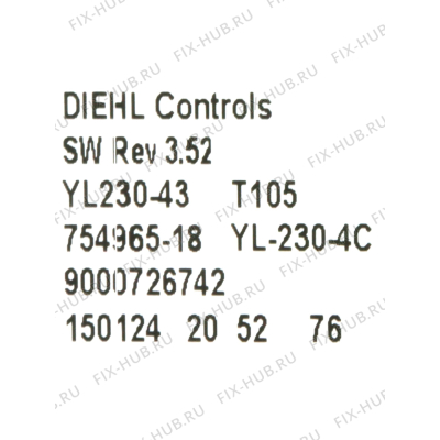 Модуль управления для духового шкафа Bosch 11002872 в гипермаркете Fix-Hub