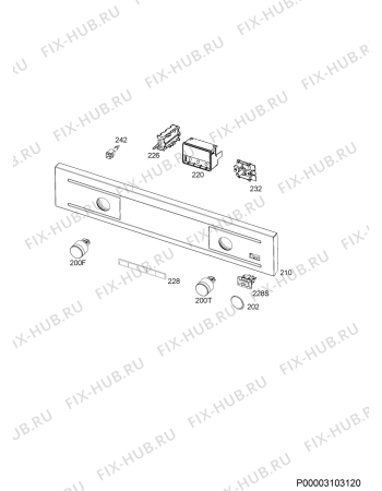 Схема №1 BP501350HM с изображением Обшивка для духового шкафа Aeg 5619091894