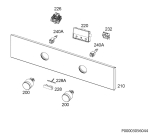 Схема №1 BOBEPM с изображением Субмодуль для духового шкафа Aeg 5610791484
