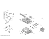 Схема №4 SPS53M02RU с изображением Передняя панель для посудомойки Bosch 00707311