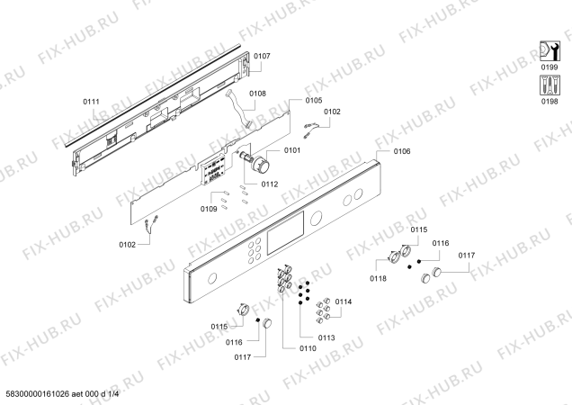 Схема №3 HMT85GL53W с изображением Дверь для духового шкафа Bosch 00688435