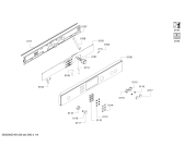 Схема №3 HMT85GL53W с изображением Дверь для духового шкафа Bosch 00688435