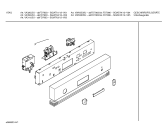 Схема №2 SGIATA2 VA350J5U с изображением Передняя панель для электропосудомоечной машины Bosch 00356794