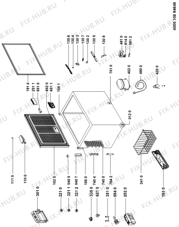 Схема №1 OS1A200H2UK (F102718) с изображением Микрокомпрессор для холодильника Indesit C00448225