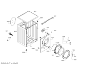 Схема №4 WM08B060GR iQ100 с изображением Мотор для стиральной машины Siemens 00145404