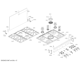Схема №5 HSK14I31SC COCINA A GAS PRO523 IX BOSCH с изображением Дверь для плиты (духовки) Bosch 00775435