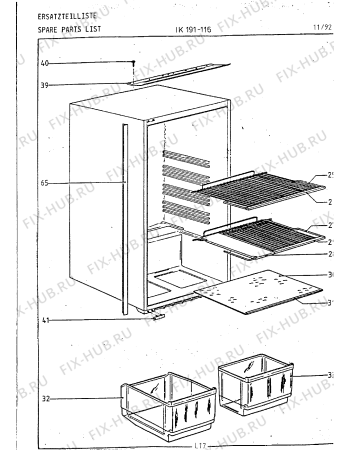 Взрыв-схема холодильника Gaggenau IK191116 - Схема узла 02