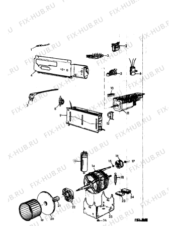 Взрыв-схема стиральной машины Zanker THERMAT R-E - Схема узла Section 4