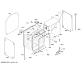 Схема №5 SHE98M02UC с изображением Замок двери для электропосудомоечной машины Bosch 00665936