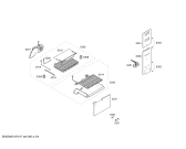Схема №4 KGH39A47GB Smart с изображением Панель для холодильной камеры Bosch 00703029