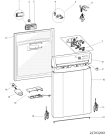 Схема №2 SISML21011P (F086866) с изображением Сенсорная панель для электропосудомоечной машины Indesit C00307896