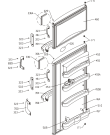 Схема №1 FFC312600 (171138, HZS3266) с изображением Дверь для холодильника Gorenje 647051