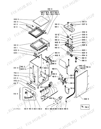 Схема №2 AWG 081 PW с изображением Рукоятка Whirlpool 481949869824