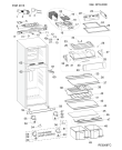 Схема №3 ENXTLH19262FW (F085136) с изображением Дверка для холодильной камеры Indesit C00509385