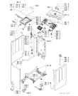 Схема №1 AWT 6124/1 с изображением Тумблер для стиралки Whirlpool 481228219505