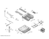 Схема №5 S51L43X1RU с изображением Панель управления для посудомоечной машины Bosch 00742580