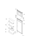 Схема №2 WTE2211 IS с изображением Дверка для холодильной камеры Whirlpool 482000007776