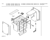 Схема №3 SGIATA2 VA350J5U с изображением Передняя панель для электропосудомоечной машины Bosch 00356794