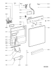 Схема №2 GSFS 2321 WS с изображением Панель для посудомоечной машины Whirlpool 480140100983
