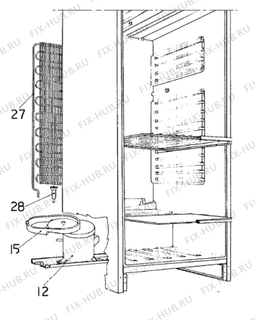 Взрыв-схема холодильника Zanussi ZFL226DFF - Схема узла C10 Cold, users manual